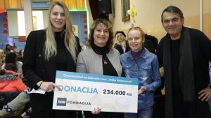SBB fondacija je uručila donaciju školi za učenike oštećenog vida „Veljko Ramadanović“u Zemunu